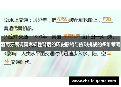 葡萄牙展现国家韧性背后的历史脉络与应对挑战的多维策略